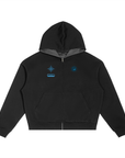 Cropped Hoodie - Black