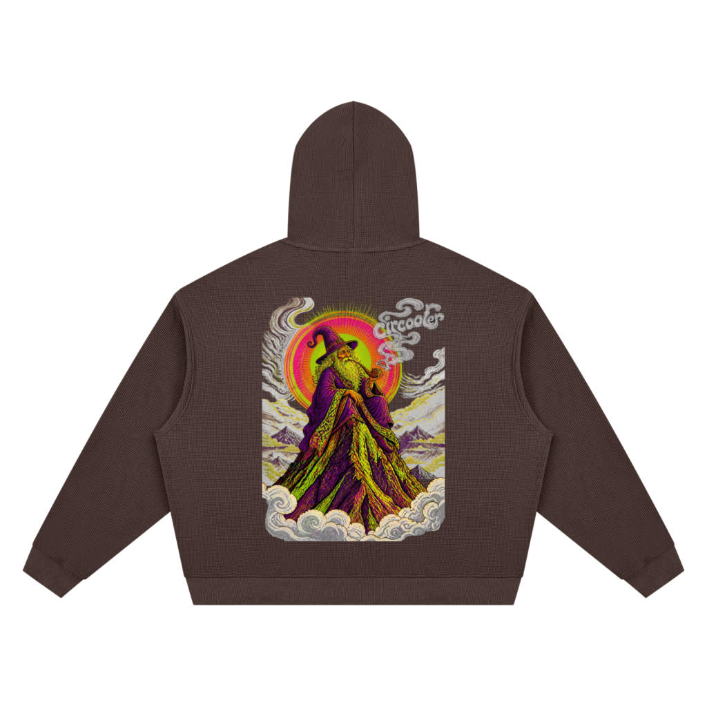 Circooler Waffle Wizard Hoodie, waffle knit detail