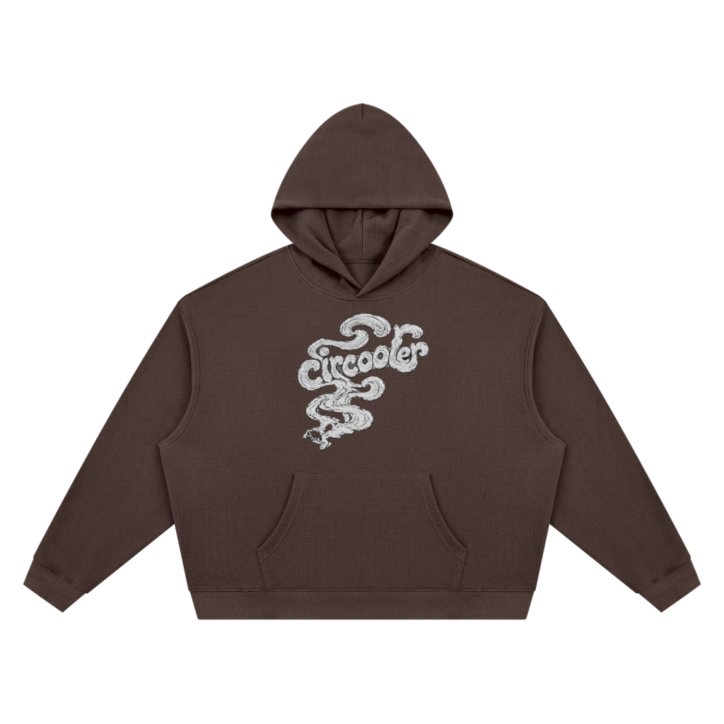 Circooler Waffle Wizard Hoodie in Coffee