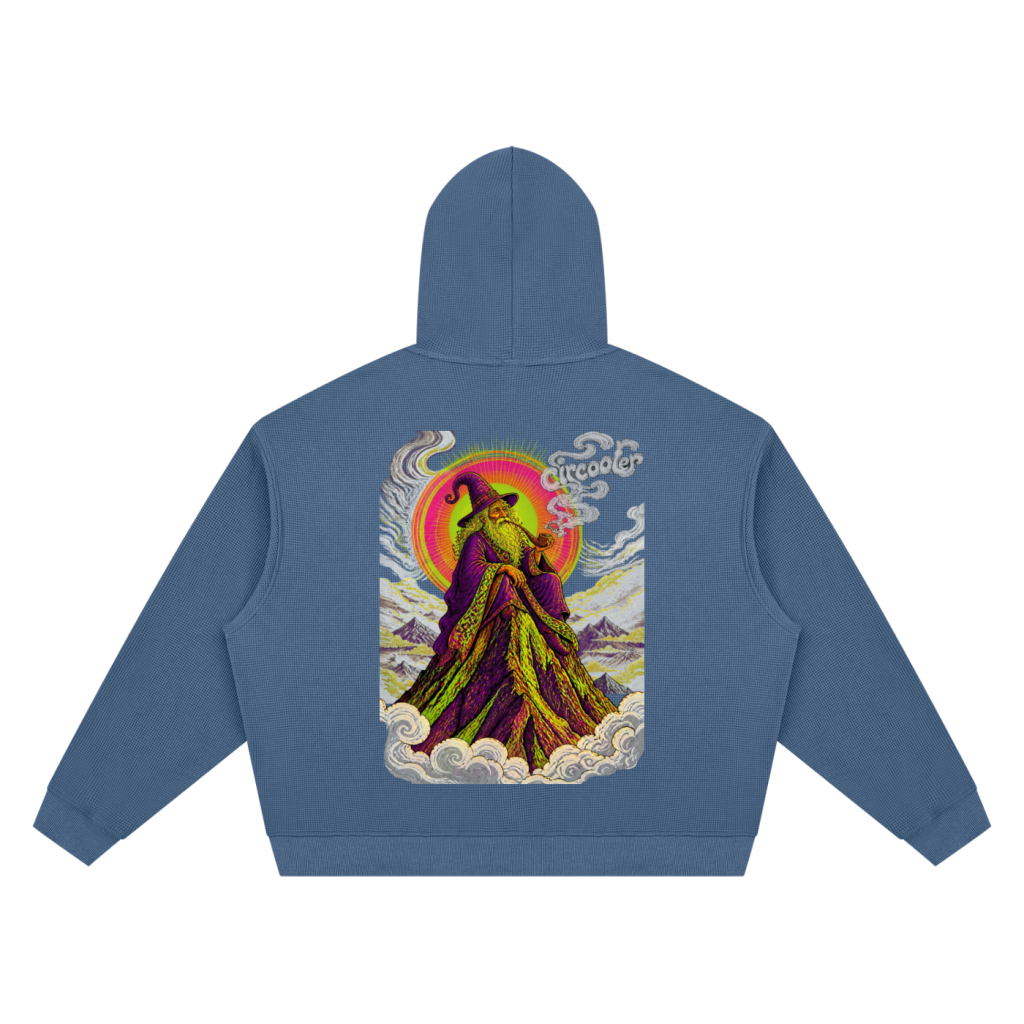 Circooler Waffle Wizard Hoodie, waffle knit detail