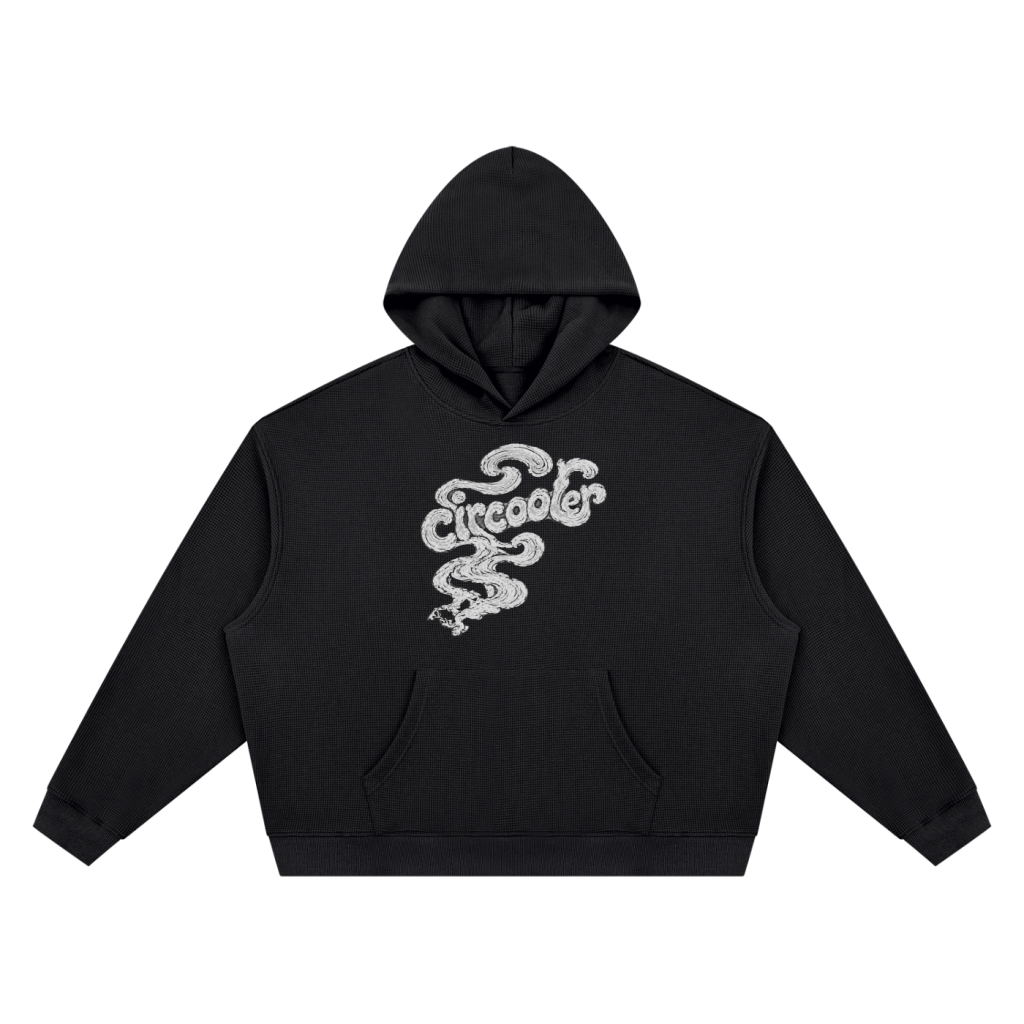 Circooler Waffle Wizard Hoodie in Black