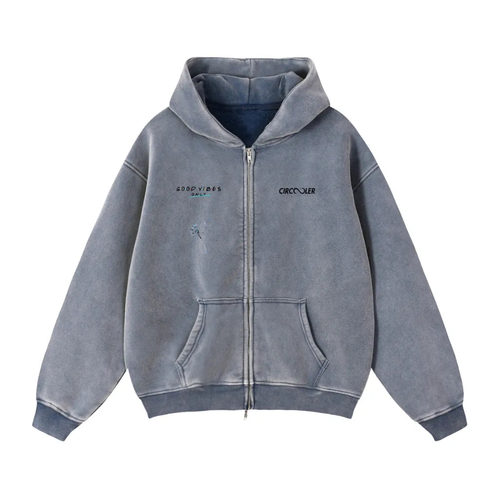 Reverse Invasion Zip Up Zoodie - 