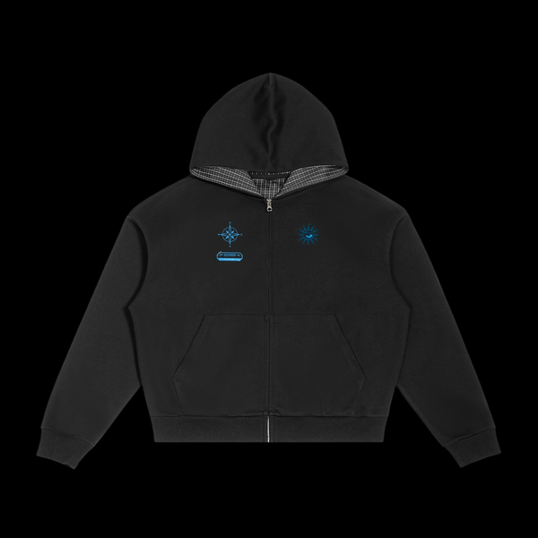 Circooler - Reverse Invasion Zip Up Hoodie #H001