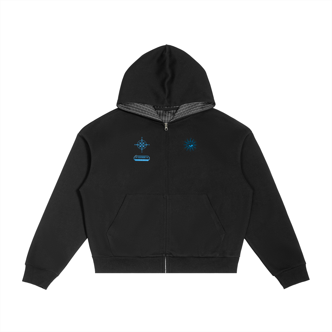 Cropped Hoodie - Black