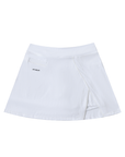 High-Waist Pocketed A-Line Skirt - Black/White
