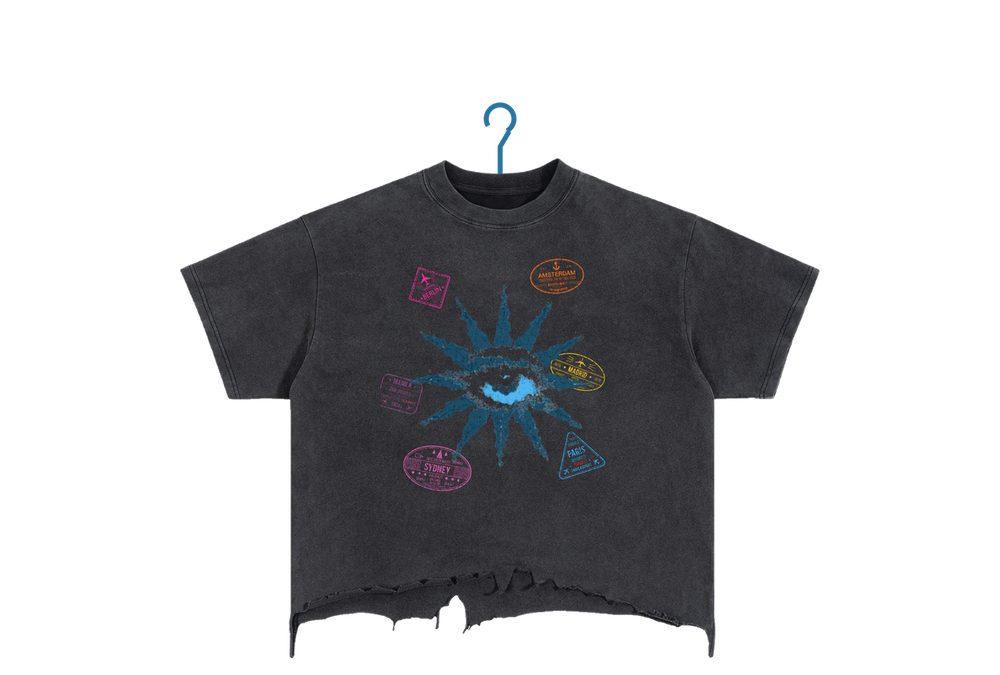 Sunrise Distressed T-shirt