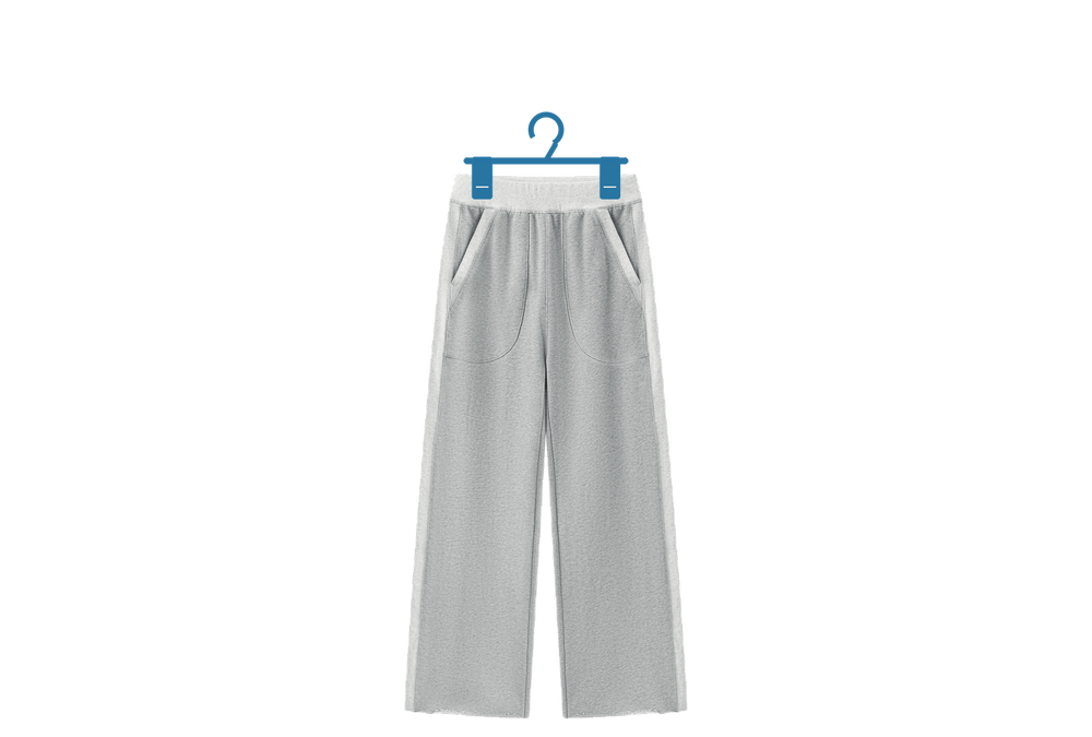 Women's Colour Block Raw Hem Sweatpants