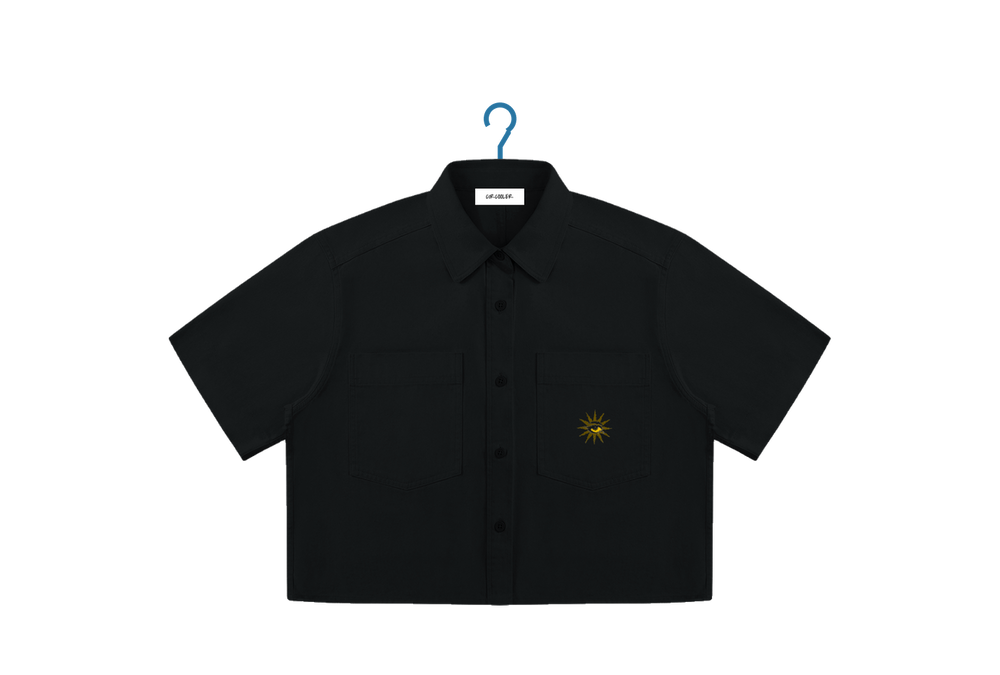 Women's Crop Short Sleeve Shirt